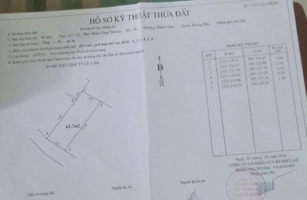 Bán Nhà Định Công Thượng - Hoàng Mai, DT 45m2, 1.5Tầng, Ôtô, Giá Nhỉnh 2tỷ
Bán Nhà Định Công Thượng - Hoàng Mai, DT 45m2, 1.5Tầng, Ôtô, Giá Nhỉnh